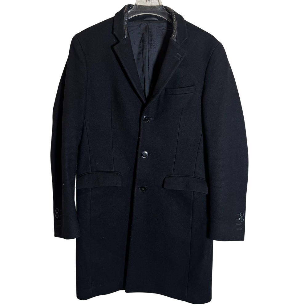 The Kooples Coat Mens 44 Wool Cashmere Blend Long Overcoat Formal Jacket